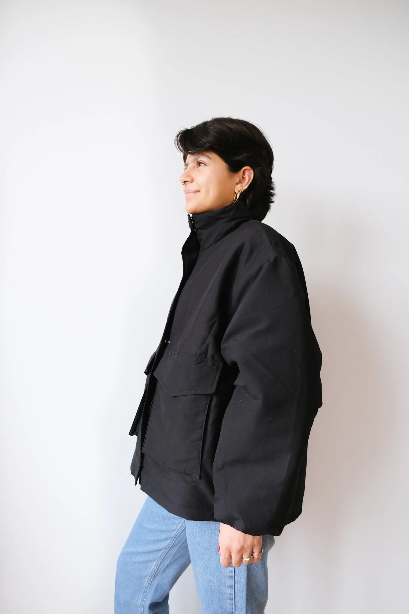 jacket - picea - black