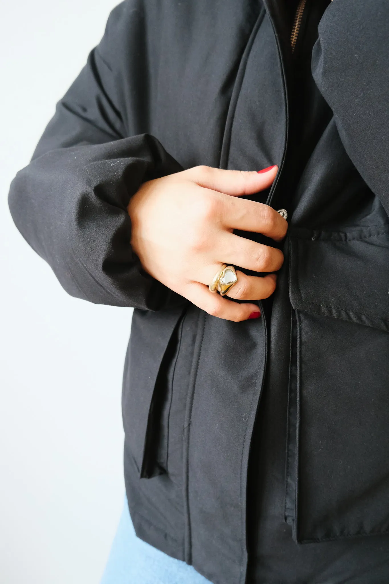jacket - picea - black