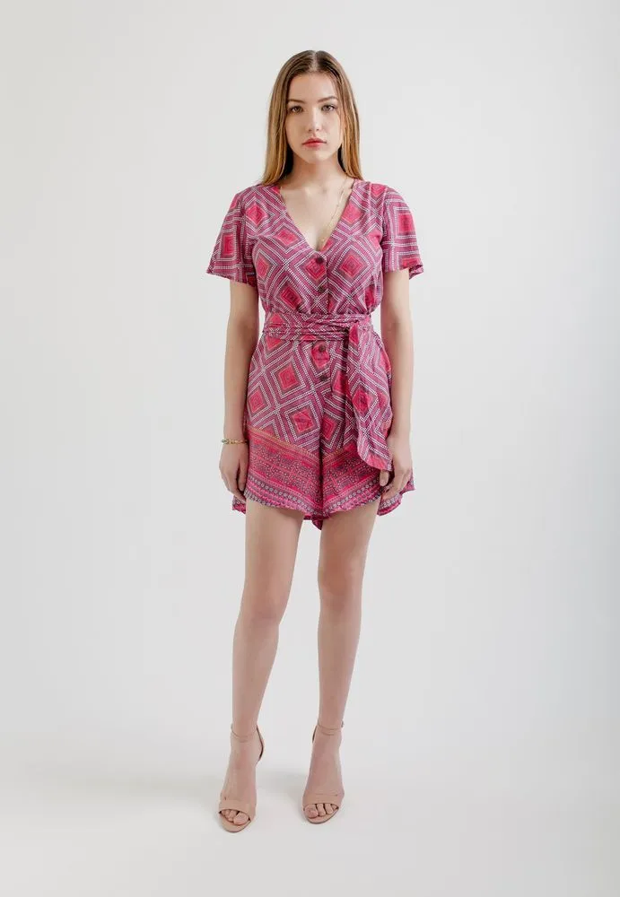 Kali Romper | Pink