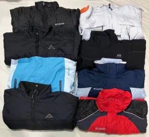 Kappa, Helly Hansen Jackets, and Columbia 15 Pieces