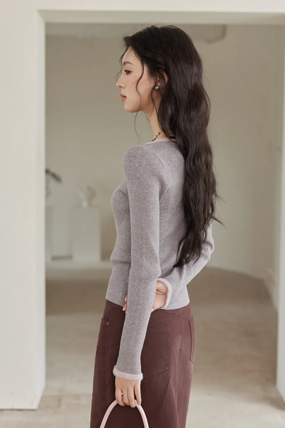 Knitted Bottoming Shirt for Women