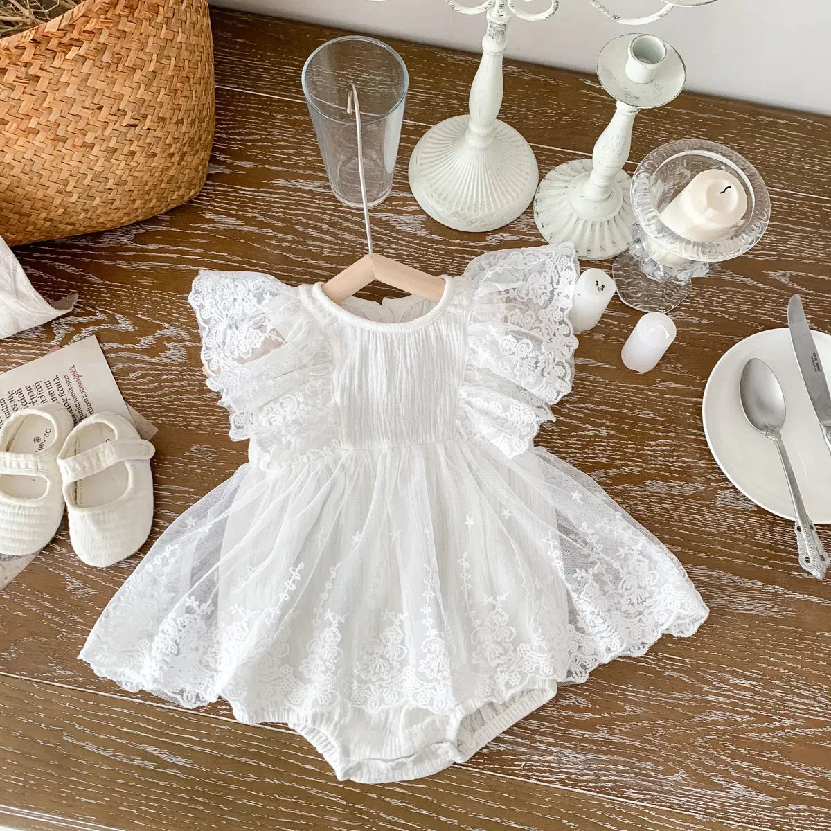 Mavi Lace Romper