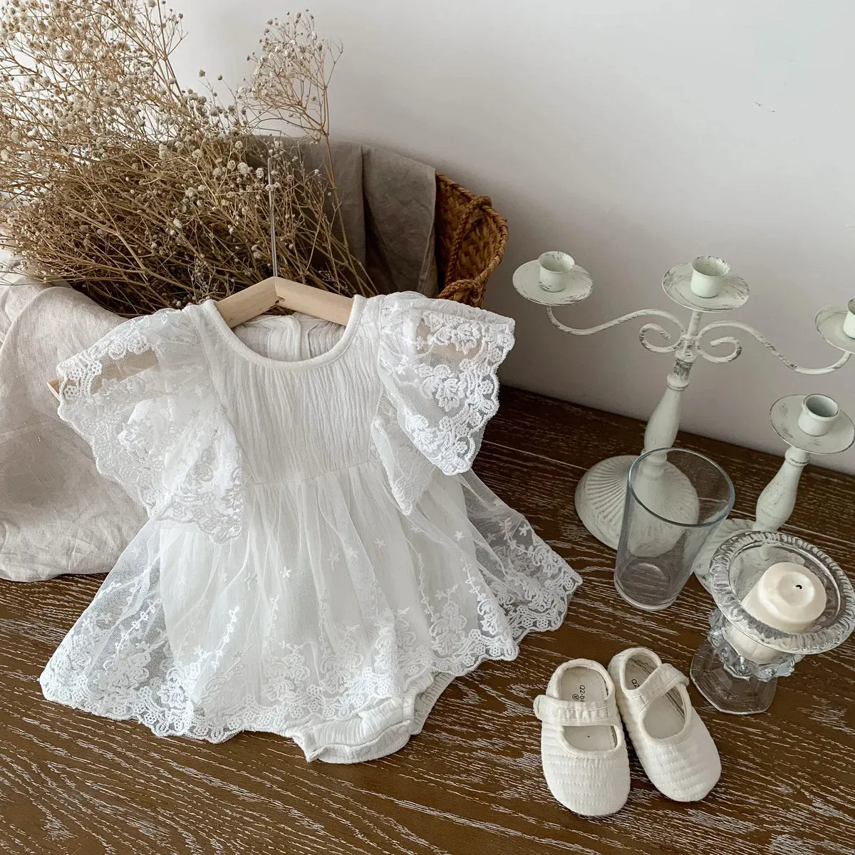 Mavi Lace Romper
