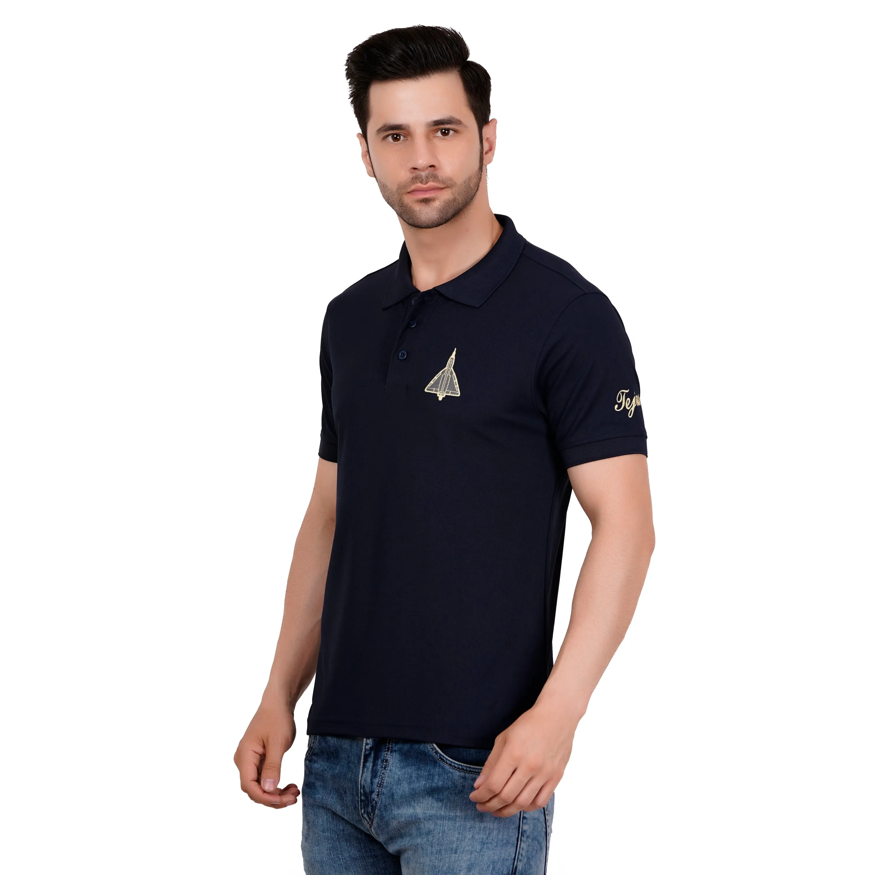Men's Polos T Shirt Tejas Navy