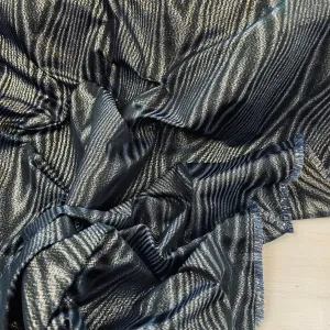 Midnight Waves Mid Weight Taffeta