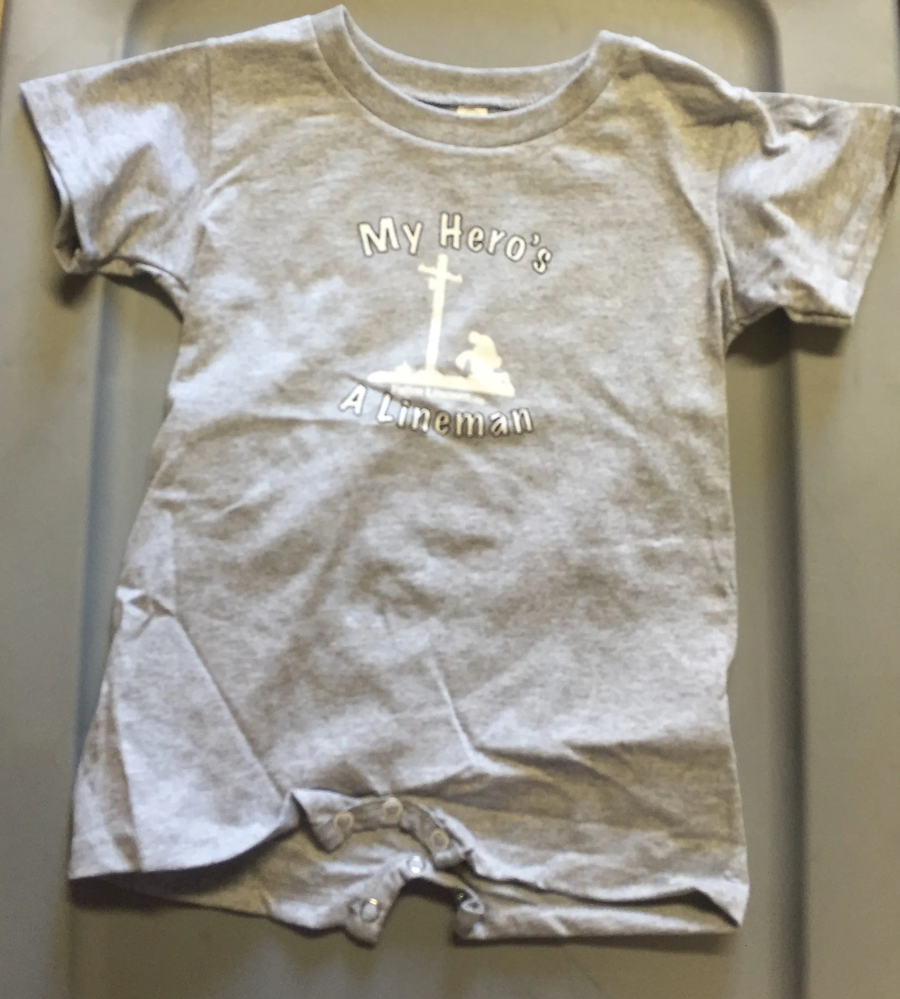 My Hero's A Lineman Romper