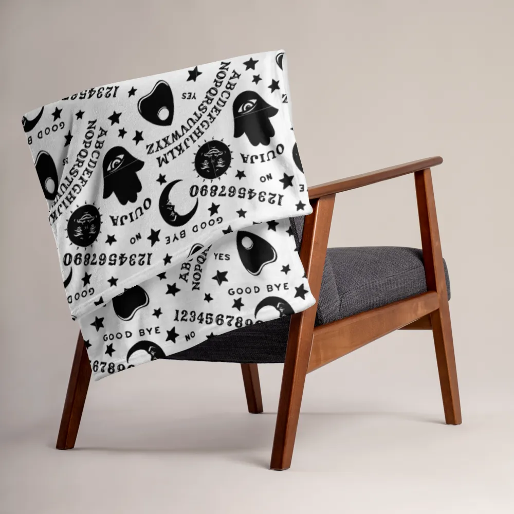 Ouija Board Throw Blanket