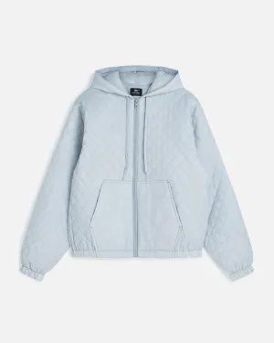 Patta Insulated Quilted Hooded Jacket (Gray Dawn)