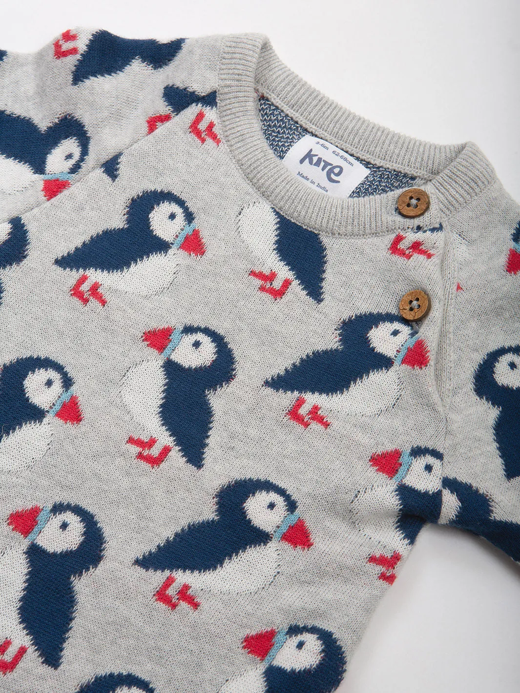 Puffin Knit Romper