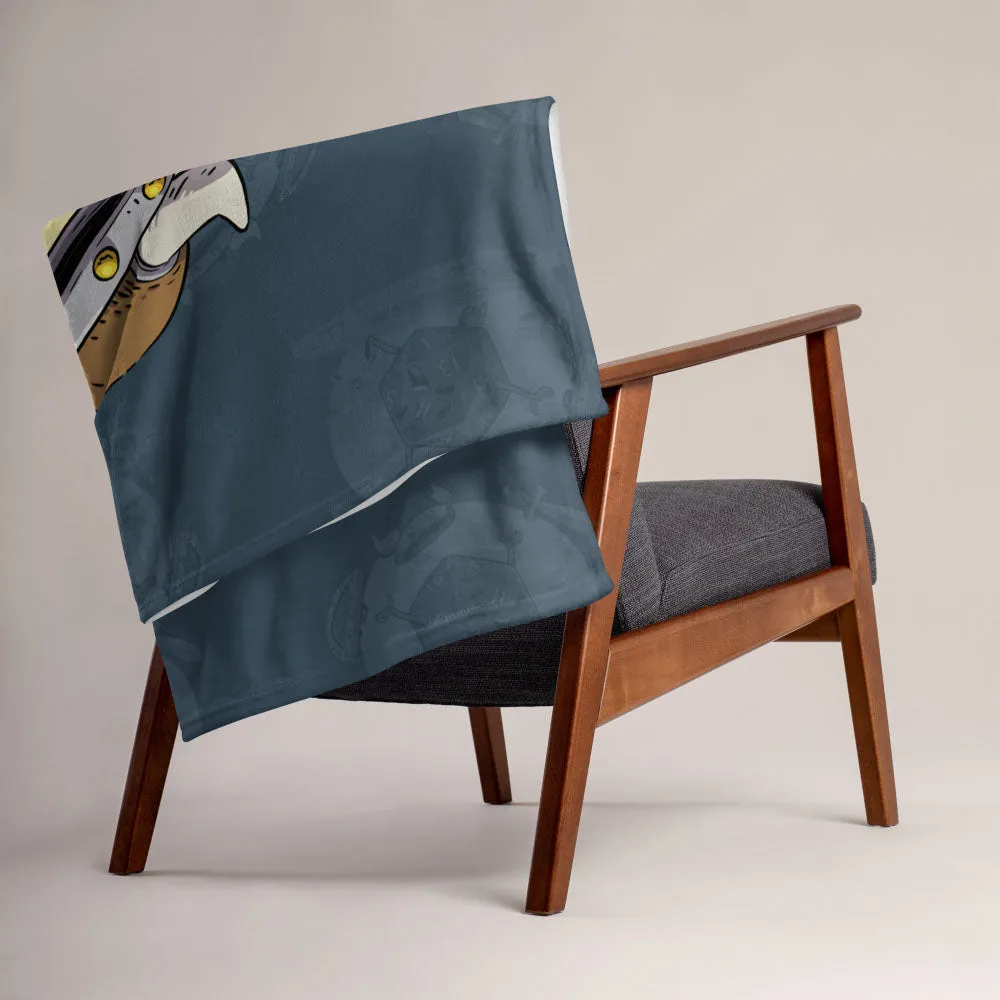 "Too Cute To Crit" Throw Blanket