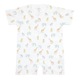 Safari Animals Printed Romper | Baby Unisex