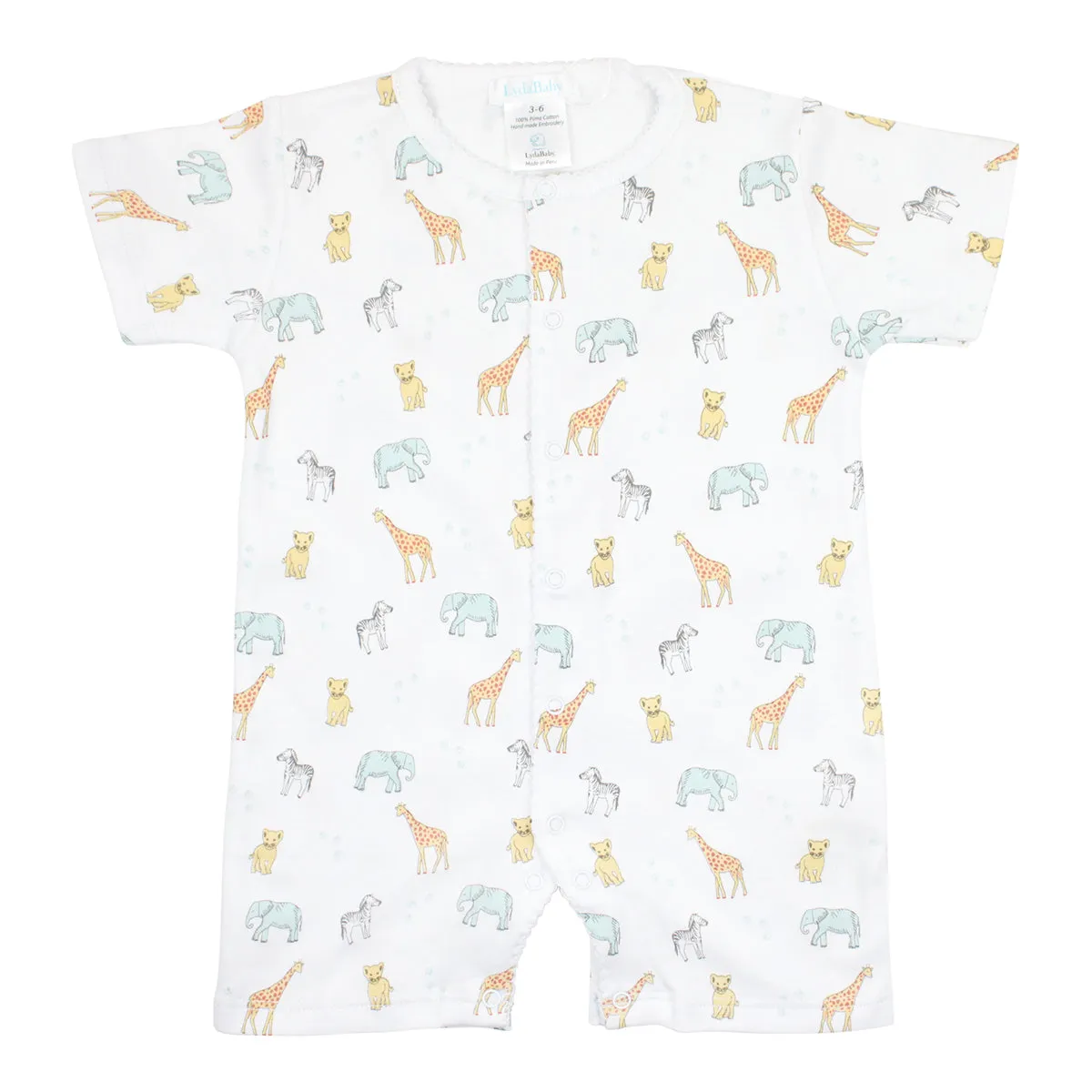 Safari Animals Printed Romper | Baby Unisex
