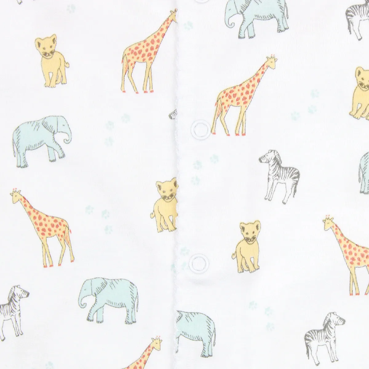 Safari Animals Printed Romper | Baby Unisex