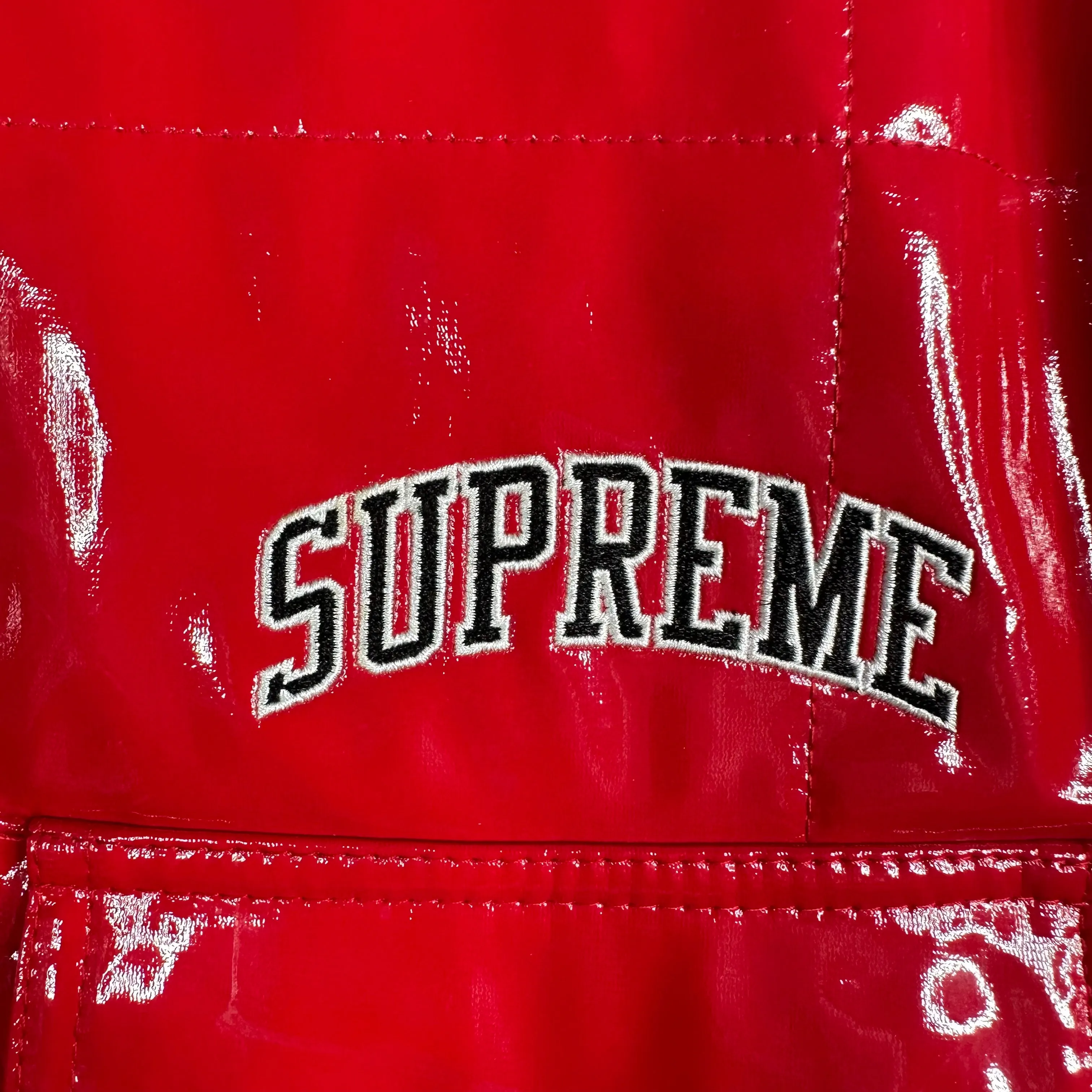 Supreme Quilted Patented Vinyl Chore Jacket