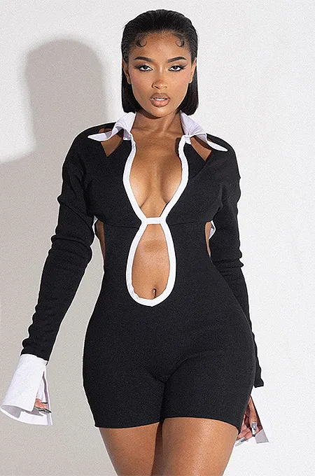 ‘Wednesday Addams’ Romper