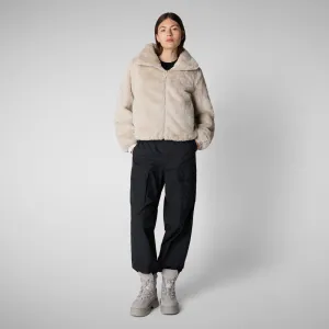 Women's jacket jeon in fog grey