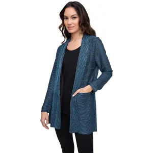 Women's Liv by Habitat Arty Stripe Swing Cardigan Ocean