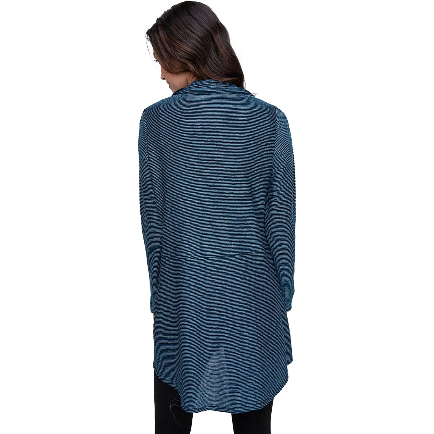 Women's Liv by Habitat Arty Stripe Swing Cardigan Ocean