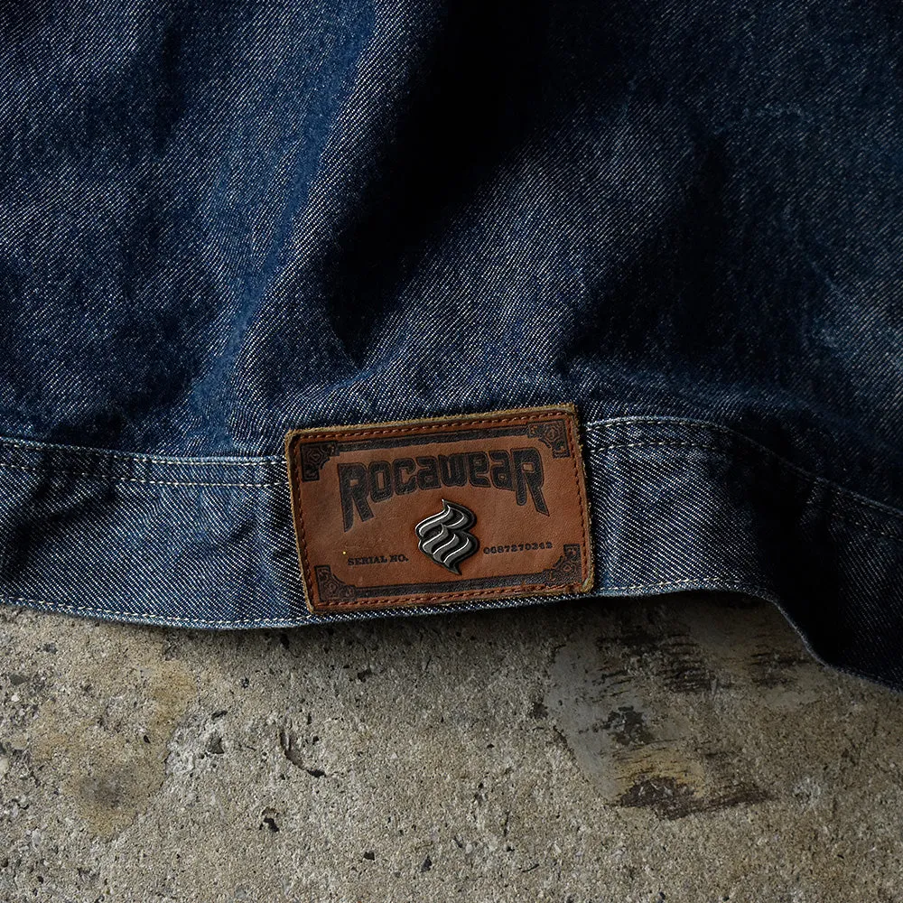 Y2K ROCAWEAR デニムジャケット 3XL size！ 240123