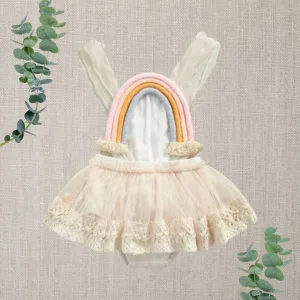 Zara - Baby Rainbow Lace Romper